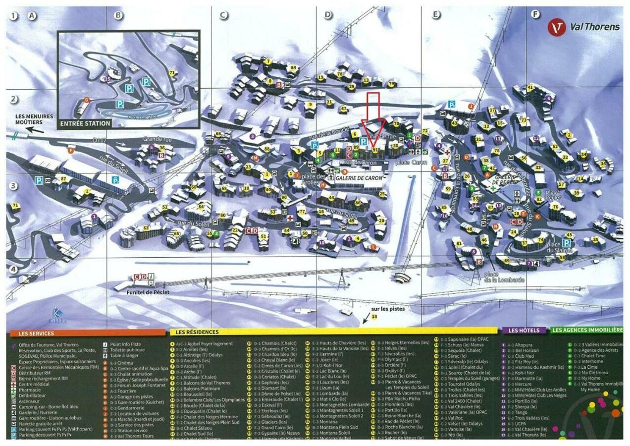 2 Piece Cabine Val Thorens Luaran gambar